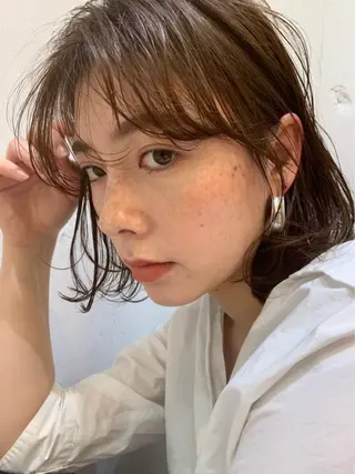 ロング カラー パーマ ヘアアレンジ メンズ キッズ ネイル アイブロウ "オトナ髪”/ LAKA TOCCAのヘアスタイル