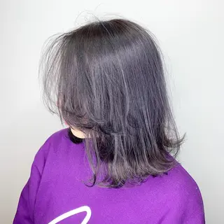 ミディアム 艶髪 森田/嵩士のヘアスタイル