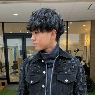 パーマ メンズ 【メンズショート 特化】村斎　伶次のヘアスタイル