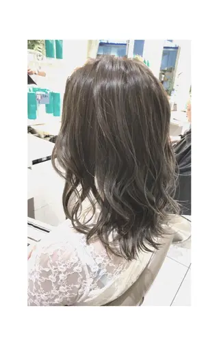 ミディアム カラー 山崎俊輔/髪質改善 /バレイヤージュのヘアスタイル