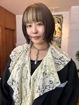 ミディアム ハシモトタケル🌿 ボブ/レイヤーカットのヘアスタイル