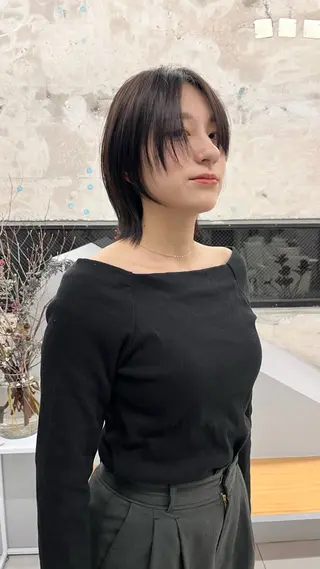 ショート カラー トレンドパーマ☝️ 🌱ショート/緒方椋のヘアスタイル