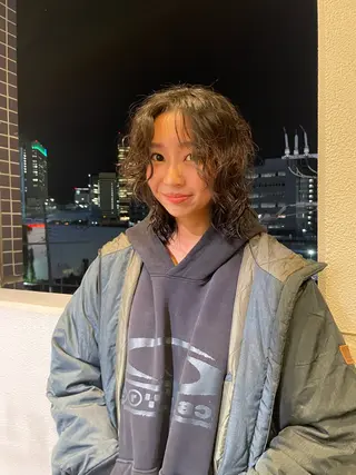 ミディアム パーマ 🎀レイヤー/パーマ カラー/ai🎀のヘアスタイル