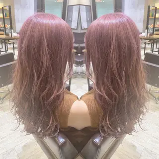 ロング カラー パーマ ヘアアレンジ メンズ キッズ ネイル マツエク・マツパ EnBlesS西宮 マンツーマン神道有基のヘアスタイル