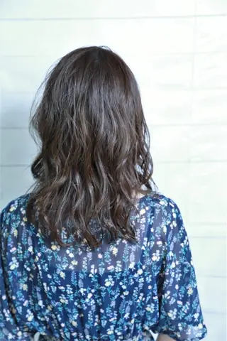 セミロング パーマ CIEL松戸店所属・富樫 隆一のヘアスタイル