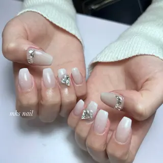 ネイル mks＊nail //  枚方長尾のネイルデザイン