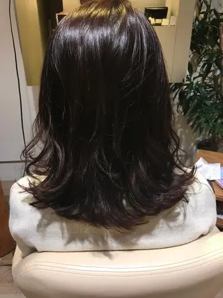 セミロング カラー かっちゃん /彩斗のヘアスタイル