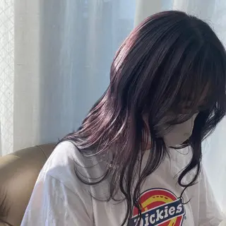 ロング カラー ヘアアレンジ ハイトーンカラー 🩷NANAのヘアスタイル