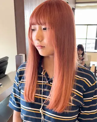 ロング カラー 田室 和幸のヘアスタイル