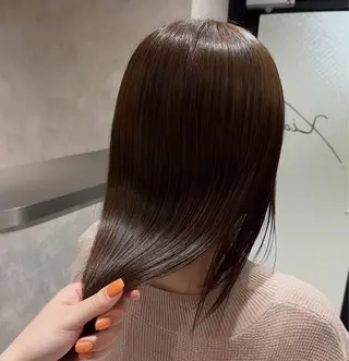 ミディアム カラー 《.Xian》ナツミ /ボブ/顔周りカットのヘアスタイル