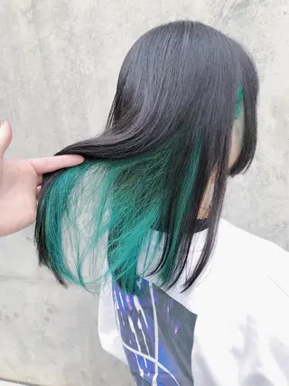 セミロング カラー 🧸ミルクティー🧸 kousei🧸のヘアスタイル