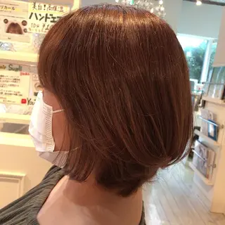ショート 髪質改善&ストレート ✂︎鈴木青樹のヘアスタイル