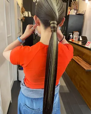 ロング カラー ヘアアレンジ layer cut 店長/MIKUのその他イメージ