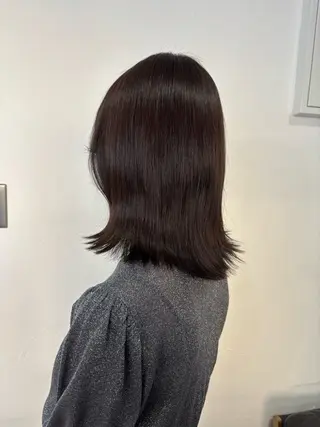 ミディアム LoRE🎀塩崎莉子 縮毛矯正/ブリーチのヘアスタイル