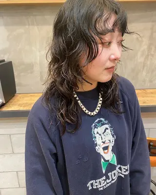 セミロング カラー 🌷あべまゆこ🌷 予約はお店アプリまでのヘアスタイル