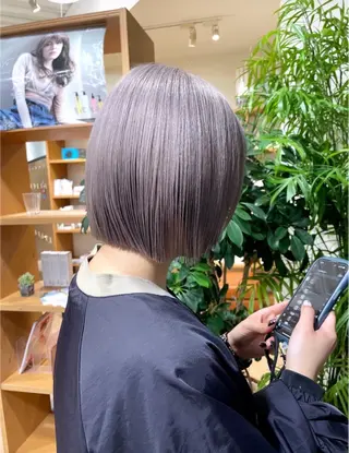 ミディアム 岩岡 つなみのヘアスタイル