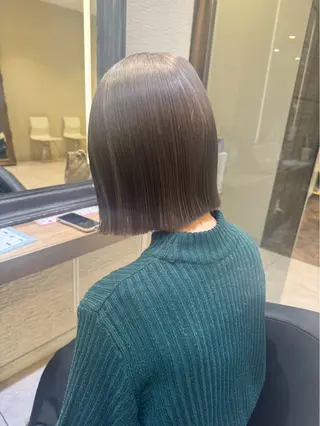 ショート カラー 赤み消しカラー🌱 YUZUKI🫧のヘアスタイル