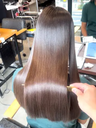 ロング カラー ✨縮毛矯正/髪質改善 錦糸町/松坂拓馬のヘアスタイル