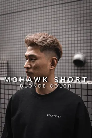 ショート カラー パーマ メンズ 💈men's💈 satoru中目黒のヘアスタイル