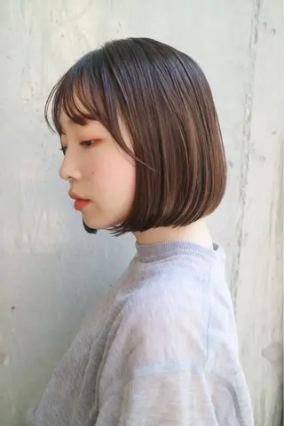 ショート カラー ショート/コテ巻き風 kanohaのヘアスタイル