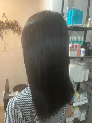 ロング 山田 誠也のヘアスタイル