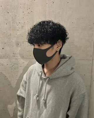 ショート パーマ メンズ 🌀パーマ特化 美容師🌀/しゅんのヘアスタイル