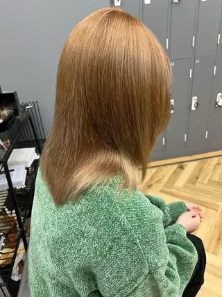 ミディアム カラー Tamagawa Sakiのヘアスタイル