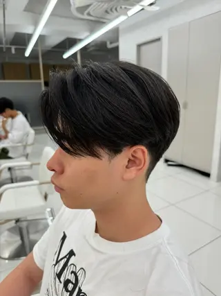 ショート パーマ メンズ 【メンズ縮毛矯正】 田中秀斗のヘアスタイル