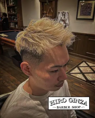 ショート メンズ 猪井 明のヘアスタイル