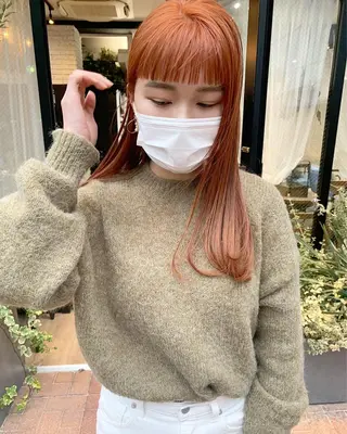 ロング カラー レイヤー/顔周り /AKARIのヘアスタイル
