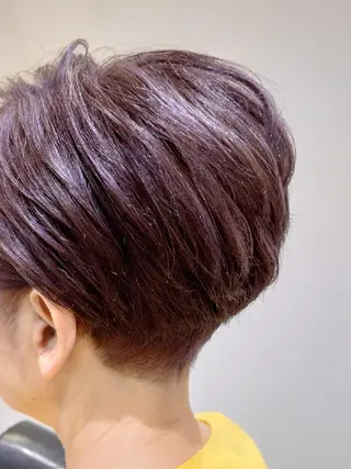 ショート カラー こせき えみのヘアスタイル
