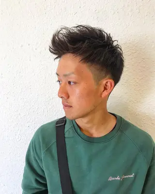 ショート メンズ 🟦メンズパーマ🟦 横浜駅｜小上馬淳司のヘアスタイル