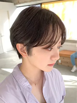 ショート カラー 🌿似合わせ透明感 カラー松本朋幸🌿のヘアスタイル