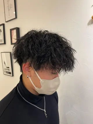 パーマ メンズ 縮毛・酸性ストレート 特化のヘアスタイル