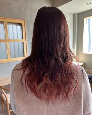 ロング カラー シンヤヘアーズ 泉大津本店のヘアスタイル