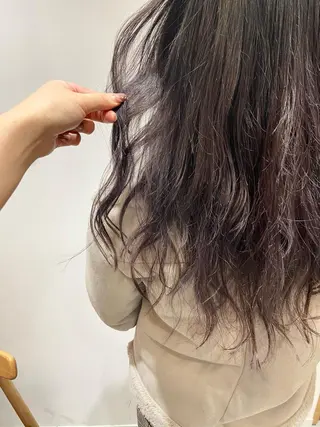 ロング カラー 🐺ウルフ/レイヤー 似合わせ‎🤍沙羅のヘアスタイル