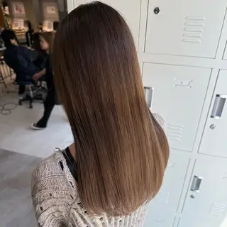 ロング カラー 惣木 菜穂のヘアスタイル