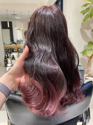 ロング カラー ラベンダー/レイヤー スタイル🤎mamiのヘアスタイル