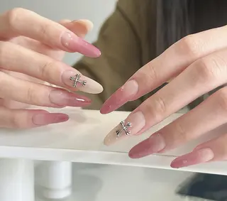 ネイル By moonネイル 🌷ワンホン/韓国風のネイルデザイン