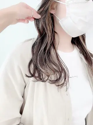 セミロング カラー ✨店長 鈴木輝✨のヘアスタイル