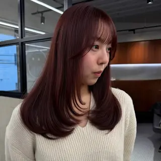 ロング カラー 🍒暖色カラー🍒 渋谷/YUUのヘアスタイル