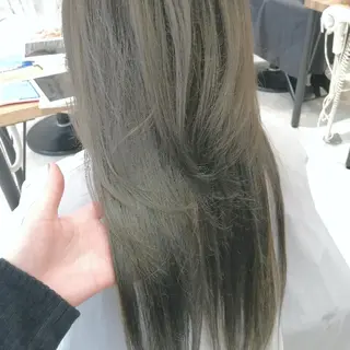ロング カラー hase _のヘアスタイル