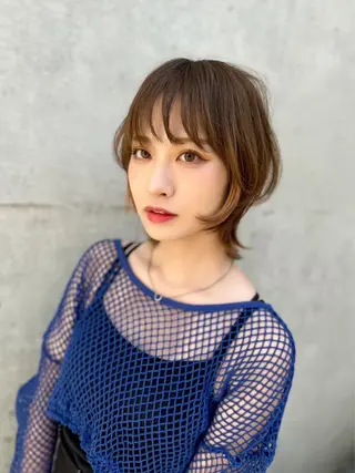 ショート カラー 原宿アンリ 山下卓也のヘアスタイル