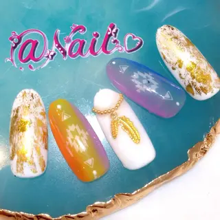 ネイル 小尾 栞のネイルデザイン