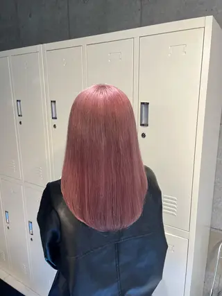 ミディアム pink hair 🩷mayu🩷のヘアスタイル