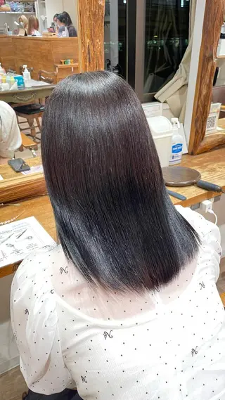 セミロング カラー コトミ【メンズ】 【曲がる縮毛矯正】のヘアスタイル