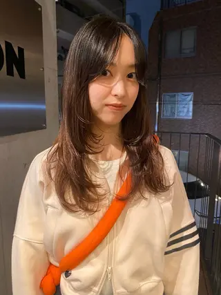 ロング YUUKI/ウルフ .ボブパーマのヘアスタイル