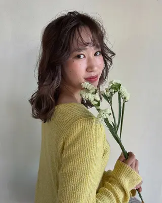 ミディアム 🌷奥村 美由紀🌷のヘアスタイル