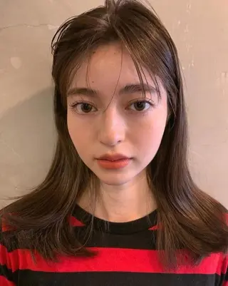 セミロング 似合わせcut ◎ 倉橋実咲のヘアスタイル