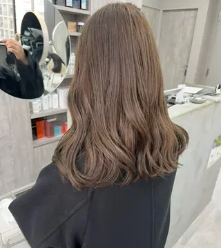 セミロング kurune chikaのヘアスタイル